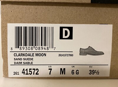 Dプライス Clark's Clarkdale Moon Sand Suede Oxfords Mens Sz 7/ Women's Sz