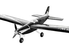 Diabolo .15-.35 Sport 55" envergadura modelo avión RC planos y plantillas impresos