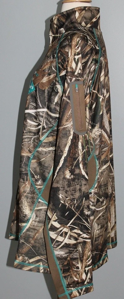 NEW Cabelas Womens OutFitHER Lewiston 1/4 Zip Hunting Jacket 2XL REALTREE Max-5 - Image 3 of 4