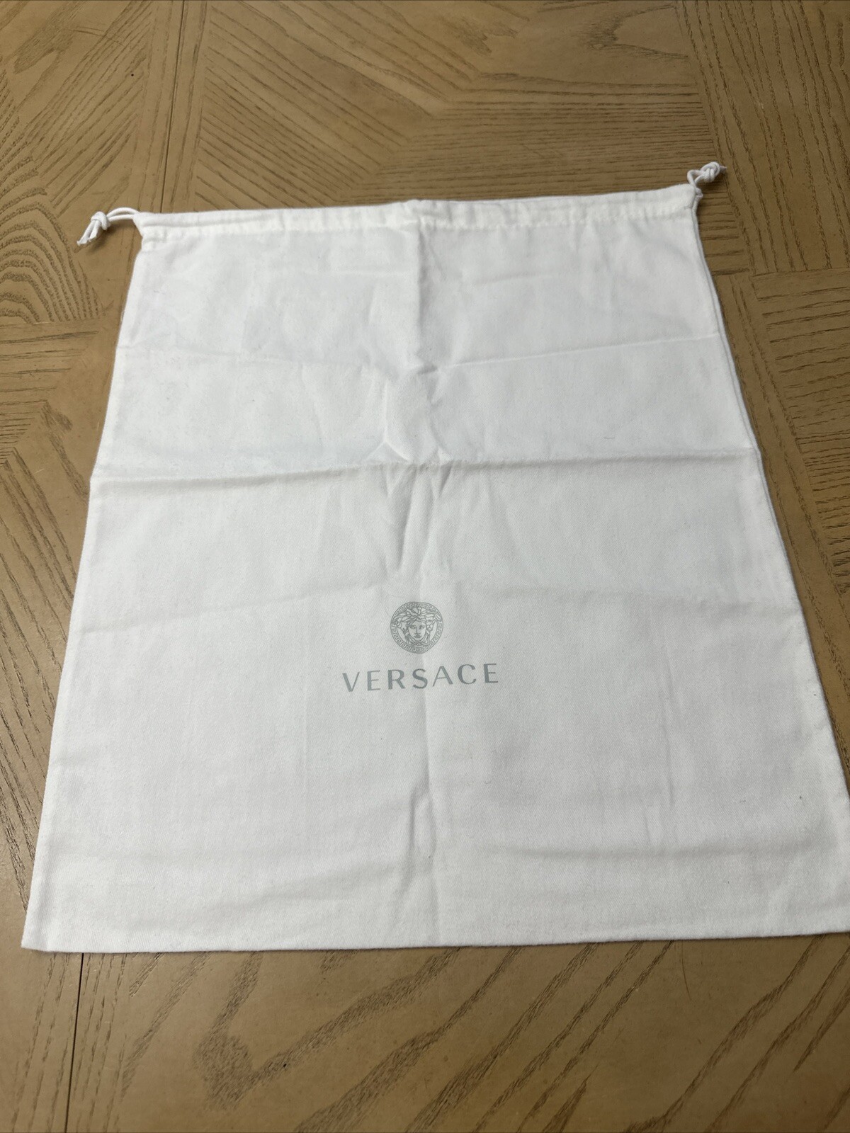 Authentic White Versace Drawstring Dust Bag Cover… - image 5