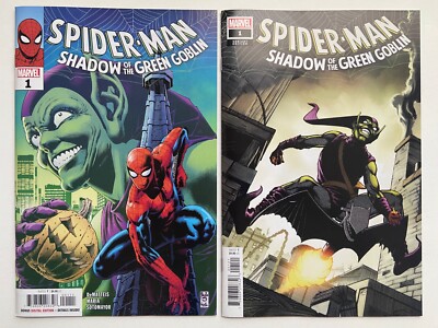 SPIDER-MAN SHADOW OF THE GREEN GOBLIN #1 A + B VARIANT Marvel 2024 NM 1st prints