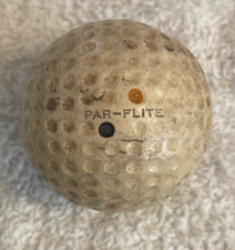 VTG. SPALDING PAR-FLITE DIMPLE GOLF BALL, "Double Dot", 1950s