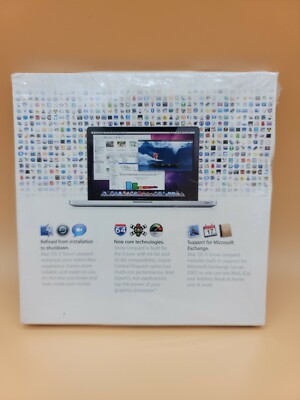 macsnow② Mac OS X Snow Leopard V10.6 Retail NFR MC202Z/A *FACTORY