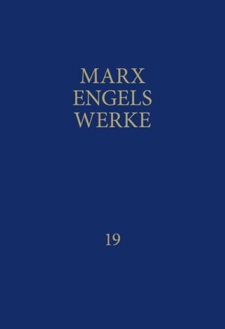Werke 19 Friedrich Engels
