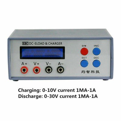CR Button AAA Battery Capacity Tester Electronic Load Battery Tester 30V 1A 30W