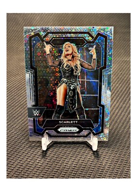 2024 Panini Prizm WWE Scarlett #123 Silver Disco Prizm
