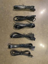 SATA Cable III 6Gbps Straight Cable with Locking Latch 18-Inch Blk Set of 6 I