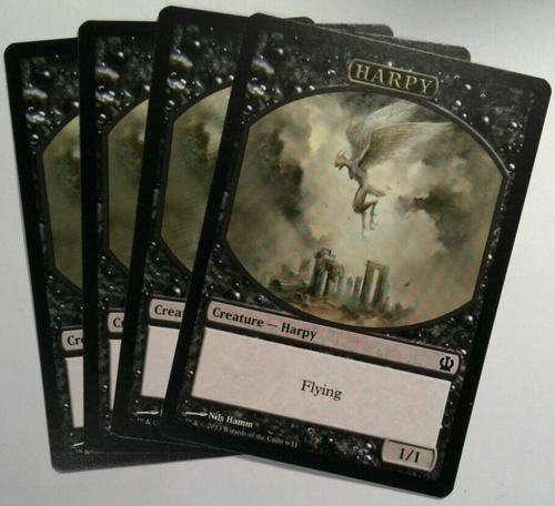 Mtg - Harpy Token x4 *Theros*