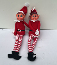 Elves Behavin' Badly - 12" Vinyl Faced Naughty Elf Doll Set Boy and Girl