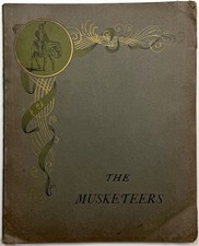 1899 THE MUSKETEERS SYDNEY GRUNDY DUMAS BEERBOHM TREE 16 PLATES SOUVENIR PROGRAM