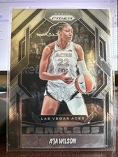 2025 Panini Prizm WNBA - Fearless A'ja Wilson #3 Las Vegas Aces Insert Card