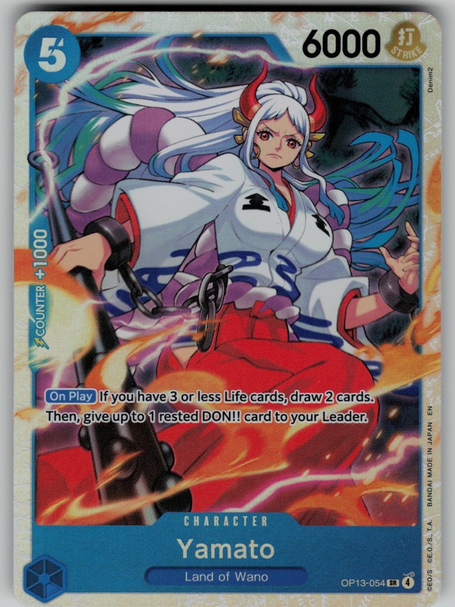 Yamato様 Yamato Holo OP13-054 Carrying On His Will One Piece TCG | eBay