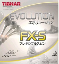 Tibhar Evolution FX-S Rot 1,8 Tischtennis Belag 10 Std. Gespielt auf Lebrun Holz