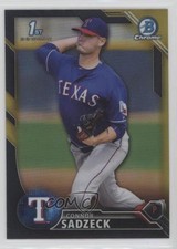 2016 Bowman Chrome Prospects Black & Gold Refractor Connor Sadzeck #BCP172 j1d