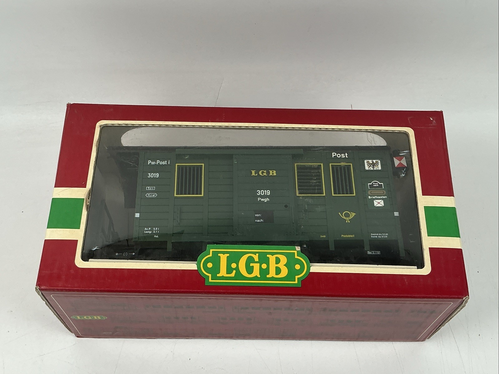LGB G Scale 3019 PWGH Express Postal Service #3019
