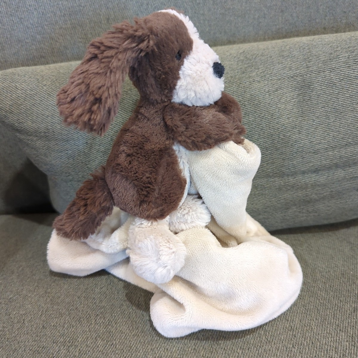 Jellycat Bashful Fudge Puppy Dog Plush Toy Lovey Security Blanket