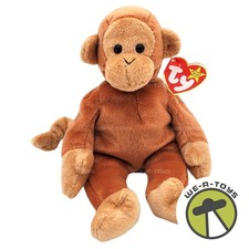 Ty Beanie Babies Bongo the Monkey Plush 1995