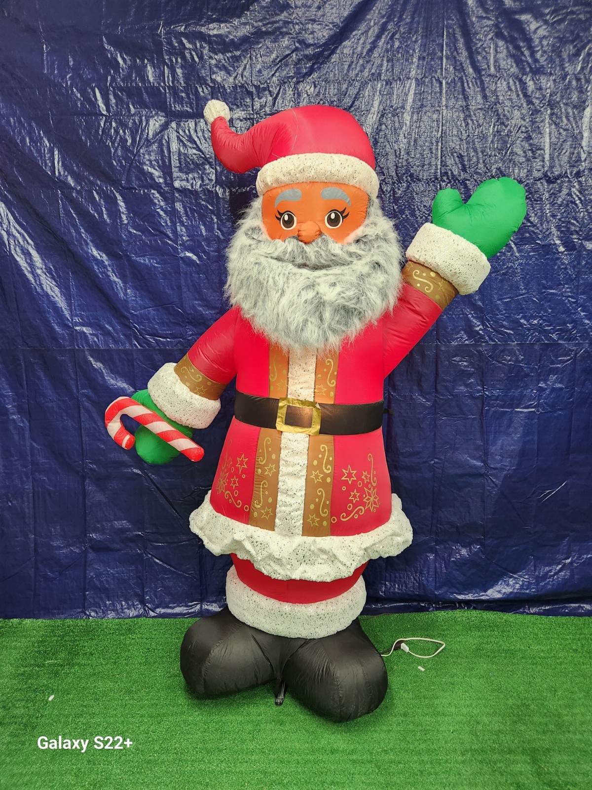 8ft Gemmy Airblown Inflatable Prototype Christmas Luxe Santa #113711 | eBay