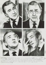 1972 Press Photo Senator Eugene McCarthy in expressions at Washington conference