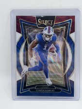 2024 Panini Select Red White & Blue Prizm Curtis Samuel Concourse #23  /299