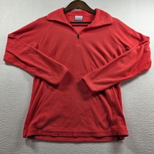 Columbia Glacial Fleece Half-Zip Pullover Women's Small Burgundy — listing 2