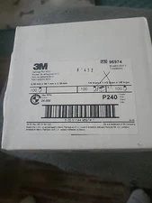 100pcs NEW! 3M 341D 1/4" x 1-1/2" x 1/8" Cartridge Roll  P240  96974