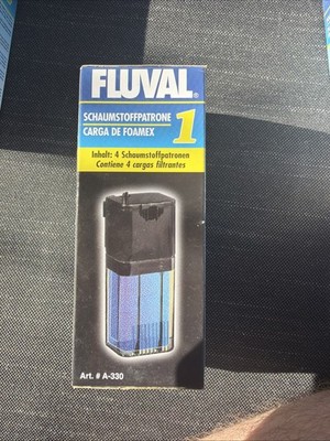 Schaumstoff Patrone 4er-Set geeignet für Fluval 1 Innenfilter