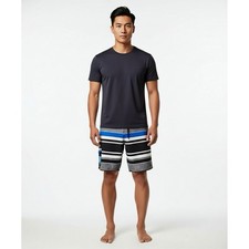 Hang Ten Mesh Lined Drawstring Board Shorts Swim Trunks Striped Men's Size XL