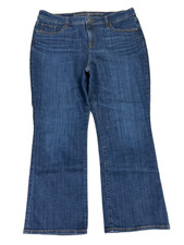 Chico's Women's Dark Wash So Slimming Girlfriend Kick Flare Jeans - 2/US 12