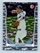 2014 Bowman Draft Picks & Prospects John Richy Silver Ice Los Angeles Dodgers