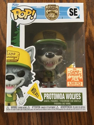 Funko Pop! Camp Fundays 2023 Mascot Protomoa Wolves 6500pc New