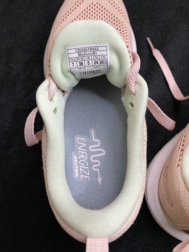 Zapatos Brooks Revel 6 para mujer talla 7 rosa mediano zapatos cómodos para correr caminar - Imagen 10 de 11
