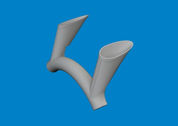 Eduard Accessories 6481088 - 1:48 F4F-4 Exhausts Print Academy - Neu-image