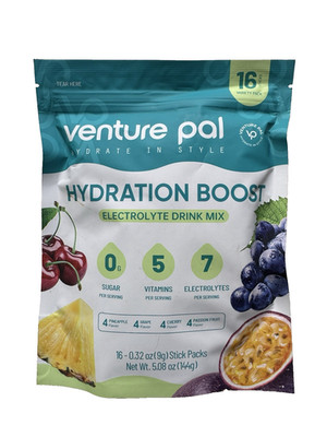 Hydration Boost Electrolyte Drink Mix Variety Pack - 16 Stick Packs - Ex: 1/27