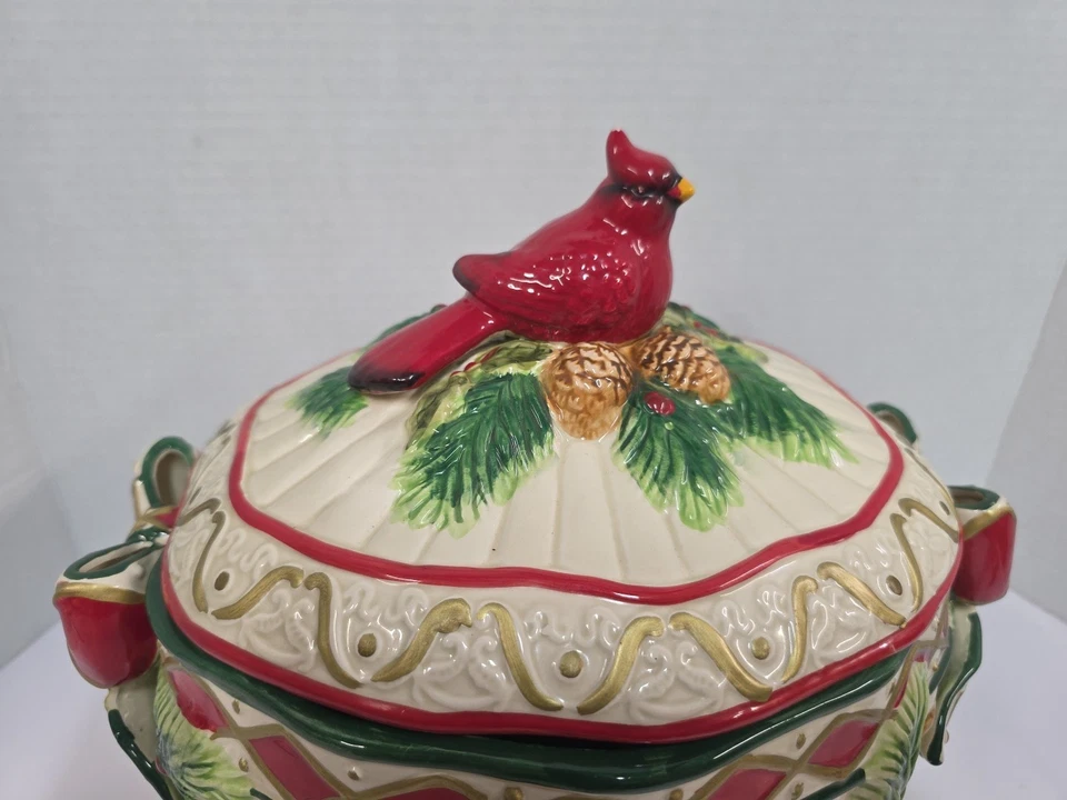 Galleta Barril Sopa Tereen Cuadros Noticias Navidad Cardenal Con Cucharón Foto 3 de 4