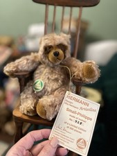 Hermann German Little Teddy Bear Small-Phillippe Ltd 428 Of 500 Mohair Bean Fill