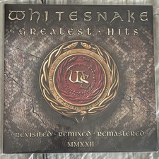 Whitesnake Greatest Hits 2022 Remixed Remastered Red Colored Vinyl 12" LP