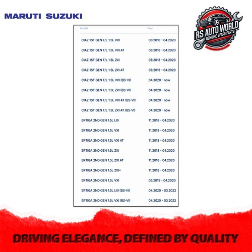Maruti Suzuki cylinder head gasket for Ciaz 2018-24 Ertiga 2018-22 11141M72R00 - Picture 5 of 6