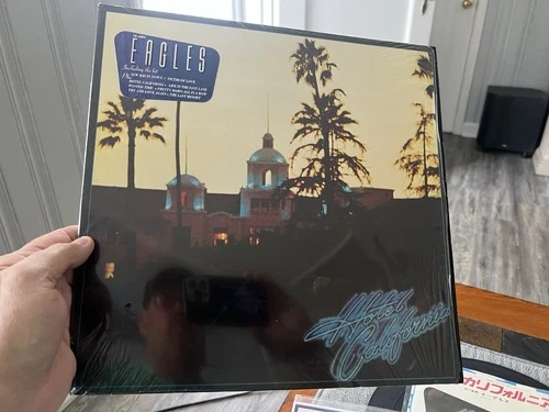 Eagles Hotel California‎ 1st Press 7E-1084 Vinyl LP 6 o’clock‘Pristine’ Shrink