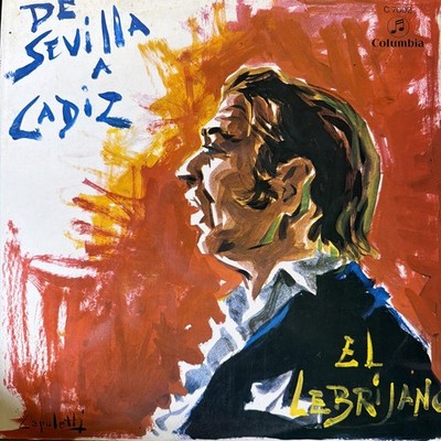 El Lebrijano De Sevilla A Cádiz 1969 Spanish Flamenco LP Vinyl Rare Record EX