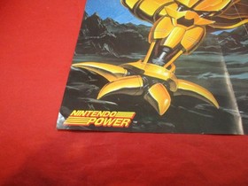 Dynowarz / River City Ransom NES Nintendo Power Foldable Promo Poster ONLY