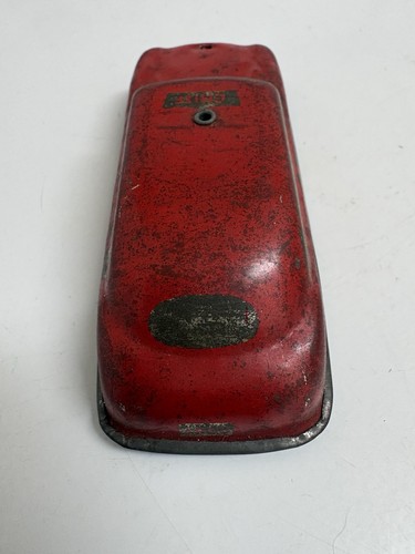 Vintage Wyandotte Tin Litho Toy Car Chief Red Sedan 1940s Wind-Up Style Pressed - Picture 5 of 7