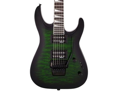 Used Jackson JS32Q JS Series Dinky Arch Top DKA - Trans Green Burst