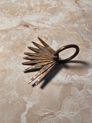 9 Vintage Gold Testing Needles 4kt to 20kt  U.S. Standard Ring Jeweler's Tool