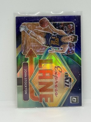 2020-21 Donruss Optic #2 John Stockton Express Lane Purple