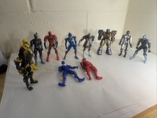 11 x Power Rangers Articulated Action Figure Bundle Bandai 2000s 6” Megazord Toy