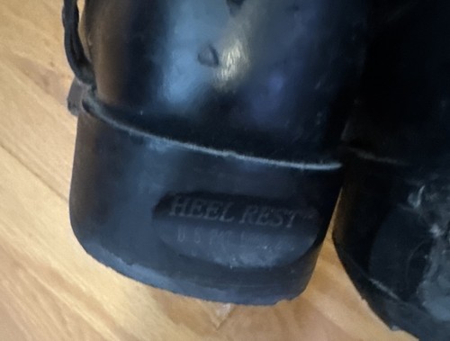Classic Harley Davidson Men's Black Harness Boots 10.5 Leather Vintage - Picture 5 of 9