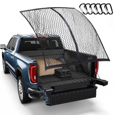 Heavy-Duty Bungee Cargo Net for Pickup Trucks   Stretchable Mesh Load Securer