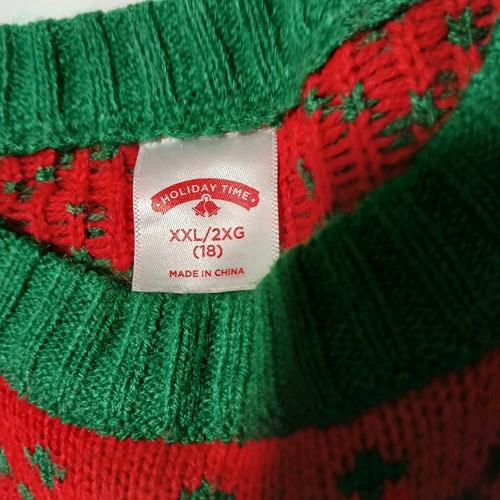 Holiday Time Weihnachtspullover Mädchen Gr. 18 Lamas rot - Bild 5 von 8