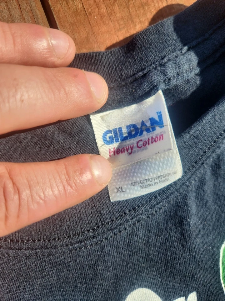 Camiseta negra vintage Pittsburgh Steelers Penguins para hombre XL Ice Or Grass Champions Foto 2 de 4